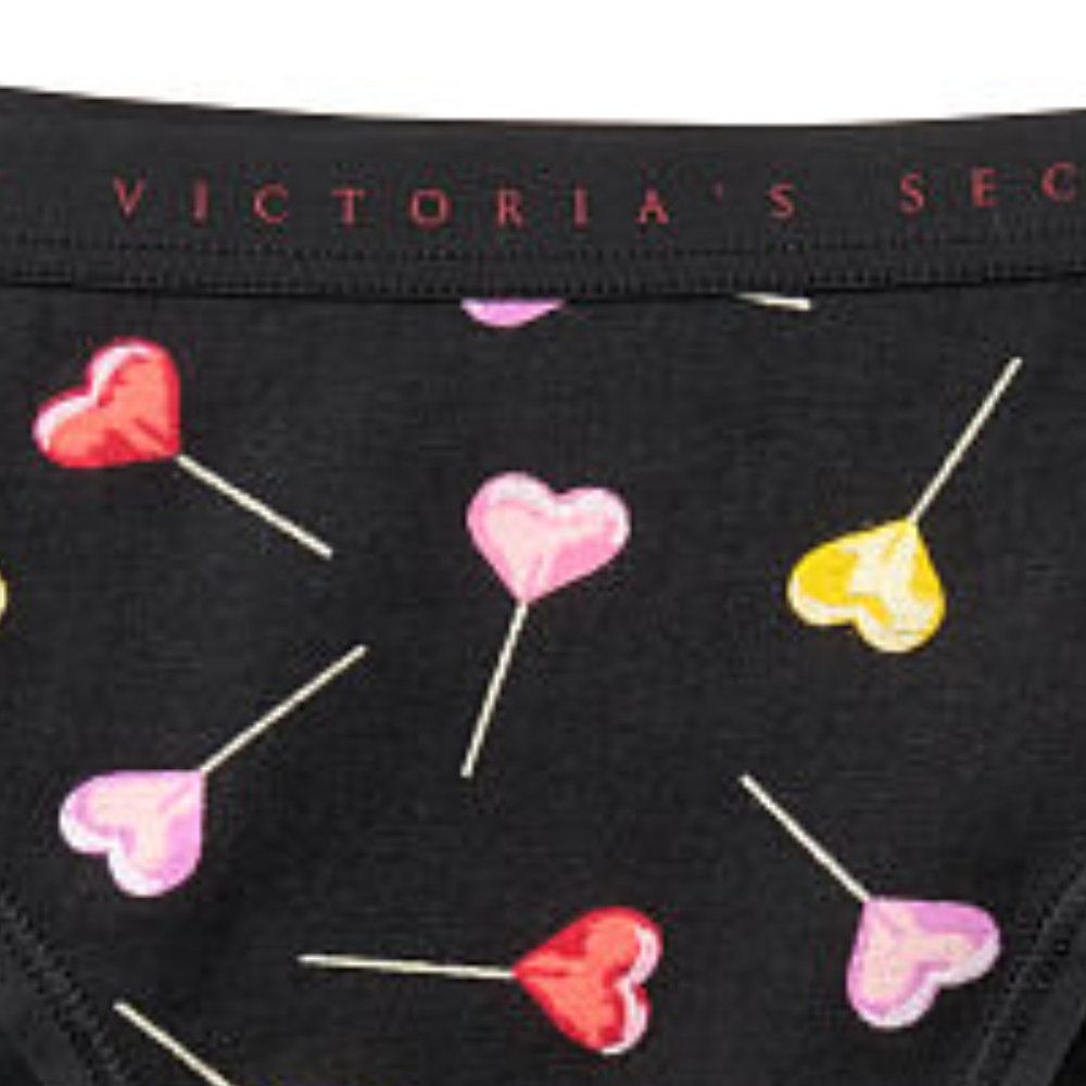 Hearts 💗 XS Bikini VS NWT Heart Lollipops Victoria's Secret NEW So Cute! - Picture 12 of 12